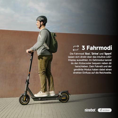 Segway-Ninebot MAX G2 D Electric Scooter for Adults – 70 km Range, 20 km/h Speed, Dual Suspension, Apple Find My, Road-Legal (EU) - Image 4