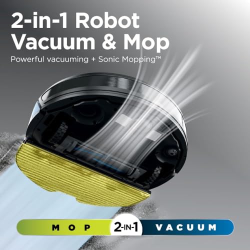 Shark AV2501S AI Ultra Robot Vacuum with HEPA Self-Empty Base, Matrix Clean Navigation, 30-Day Bagless Capacity, Smart Mapping, Voice/App Control, Perfect for Pet Hair & All Floors, Dark Grey - Image 4