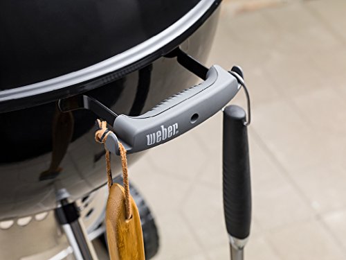 Weber Original Kettle Premium Charcoal Grill – 22-Inch Black BBQ with Hinged Cooking Grate, One-Touch Cleaning System, Heat Retention Lid, and Built-In Thermometer - Image 17