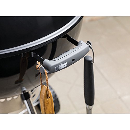 Weber Original Kettle Premium Charcoal Grill – 22-Inch Black BBQ with Hinged Cooking Grate, One-Touch Cleaning System, Heat Retention Lid, and Built-In Thermometer - Image 35