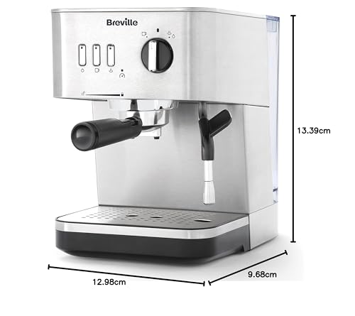 Breville Barista Max Espresso Machine – Integrated Bean Grinder, Milk Frother, 15 Bar Pump, 2.8L Tank, Stainless Steel Espresso, Latte & Cappuccino Maker - Image 40