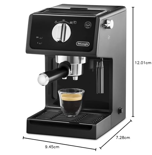De’Longhi ECP35.31 Barista Pump Espresso Machine – Traditional Coffee & Cappuccino Maker with Adjustable Milk Frother, 1 L Water Tank (Black) - Image 10