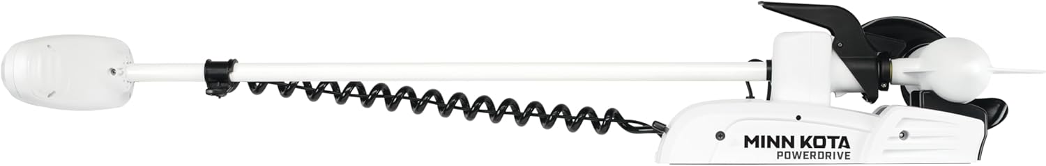 Minn Kota 1363575 Riptide PowerDrive 55 lb Thrust Micro Remote Bow-Mount Trolling Motor, 54″ Shaft, Saltwater - Image 2