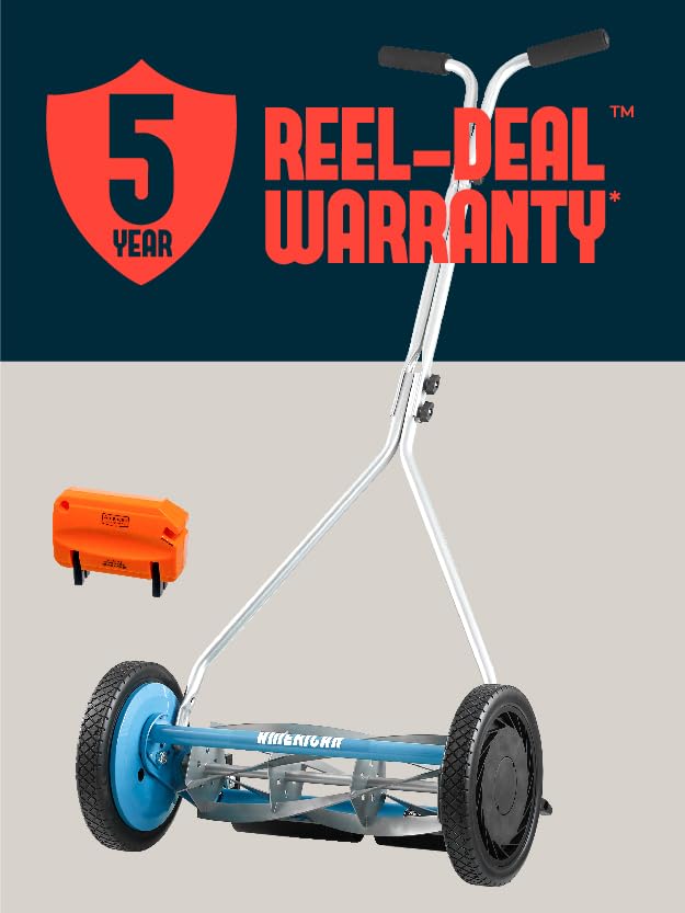 American Lawn Mower Company 14″ (35.6 cm) 4-Blade Manual Reel Mower – 5-Position Height, 20 lb (9.1 kg) - Image 29