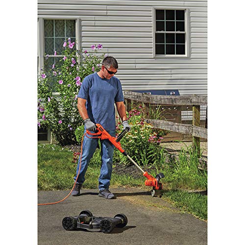 BLACK+DECKER 3-in-1 Corded Lawn Mower, String Trimmer & Edger, 12-Inch (BESTA512CM) - Image 4