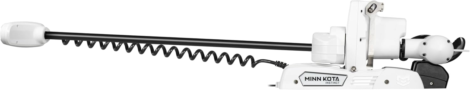 Minn Kota 1358562 Riptide Instinct Quest 90/115 lb Thrust Brushless Bow-Mount Trolling Motor with Spot-Lock®, 87″ Shaft, Wireless Remote, White - Image 3