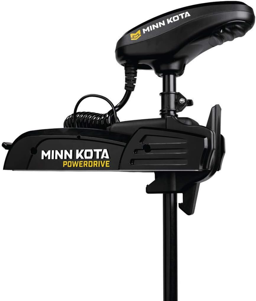 Minn Kota Pontoon PowerDrive 55 lb Thrust Bow-Mount Trolling Motor with Foot Pedal, 48″ Shaft, Freshwater - Image 2