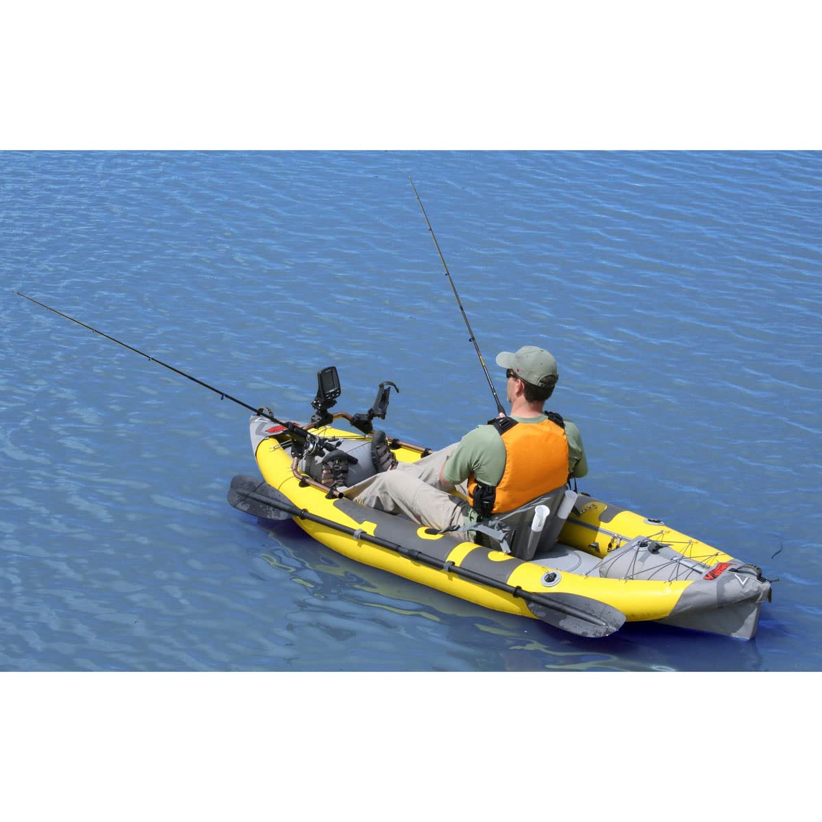 Advanced Elements StraitEdge Angler – 10’6″ Inflatable Fishing Kayak with AirFrame PRO Seat & Accessory Frame System - Image 11