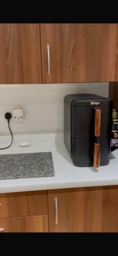 Ninja SL300UK Double Stack Air Fryer - Vertical Dual Zone, 7.6L, 2 Drawers & Racks, 6 Cooking Functions, Space Saving Design, Black photo review
