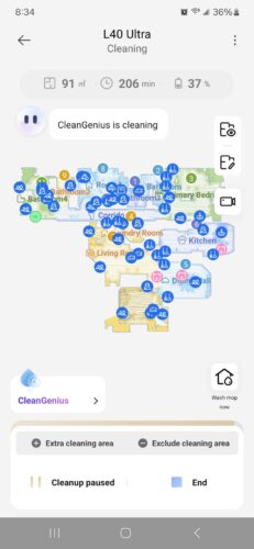 DREAME L40 Ultra Robot Vacuum and Mop, 11,000Pa Suction, Removable & Liftable Mop, Auto-Empty, Voice Control, Self-Cleaning, Pet-Friendly Smart Vacuum photo review