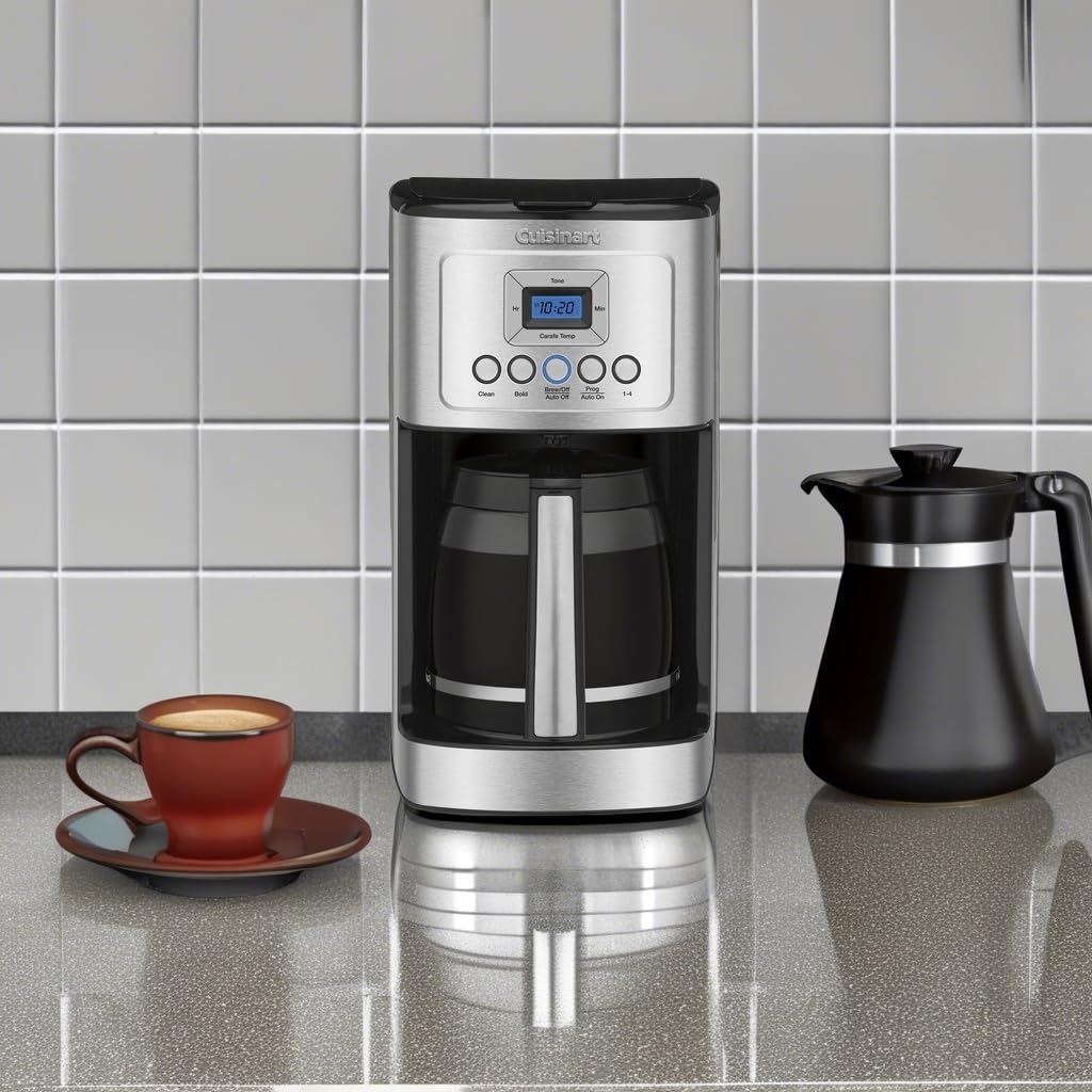 Cuisinart DCC-3200P1 14-Cup Programmable Coffee Maker – Stainless Steel Drip Machine with Brew Strength Control, Glass Carafe, 1–4 Cup Setting & Auto Shut-Off - Image 32
