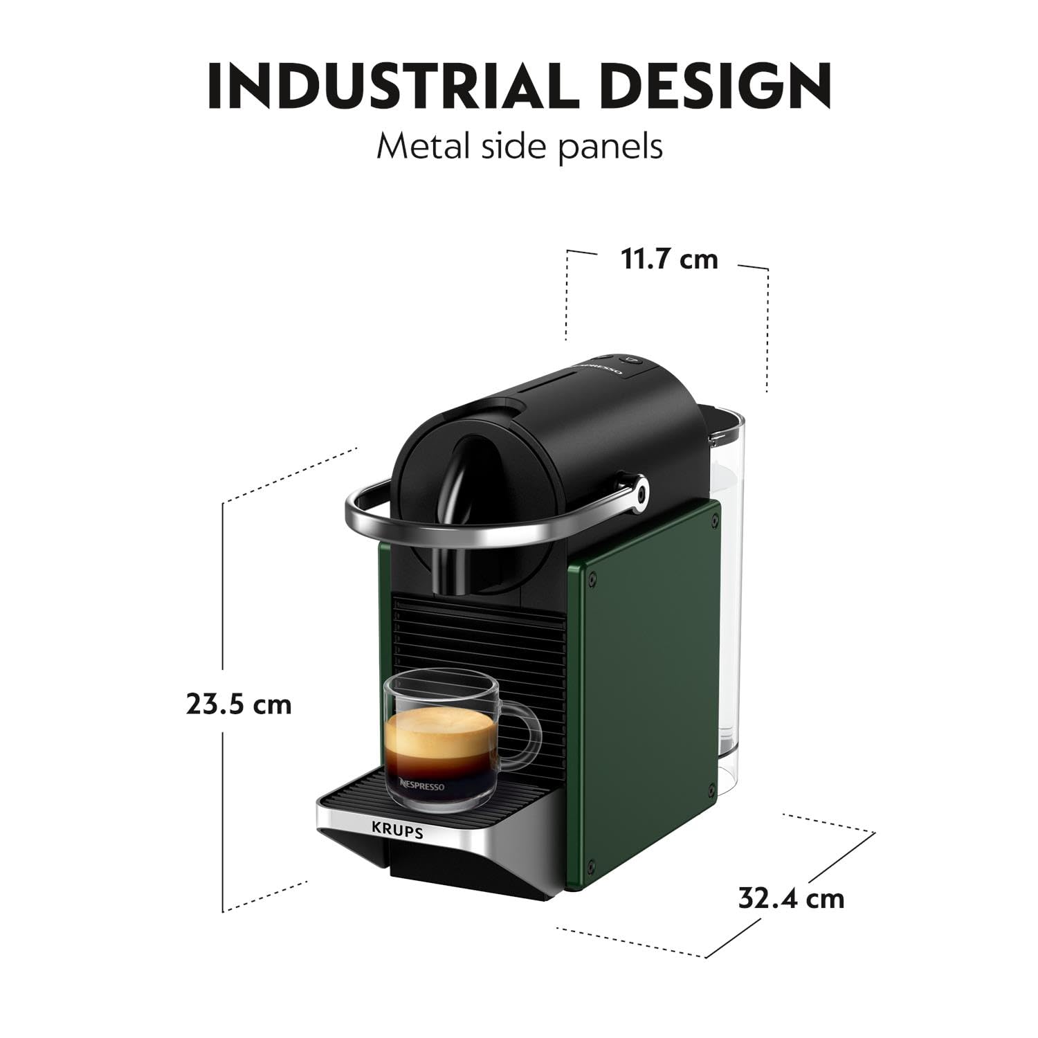 Nespresso KRUPS Citiz XN741B40 Pod Coffee Machine – Silver - Image 3