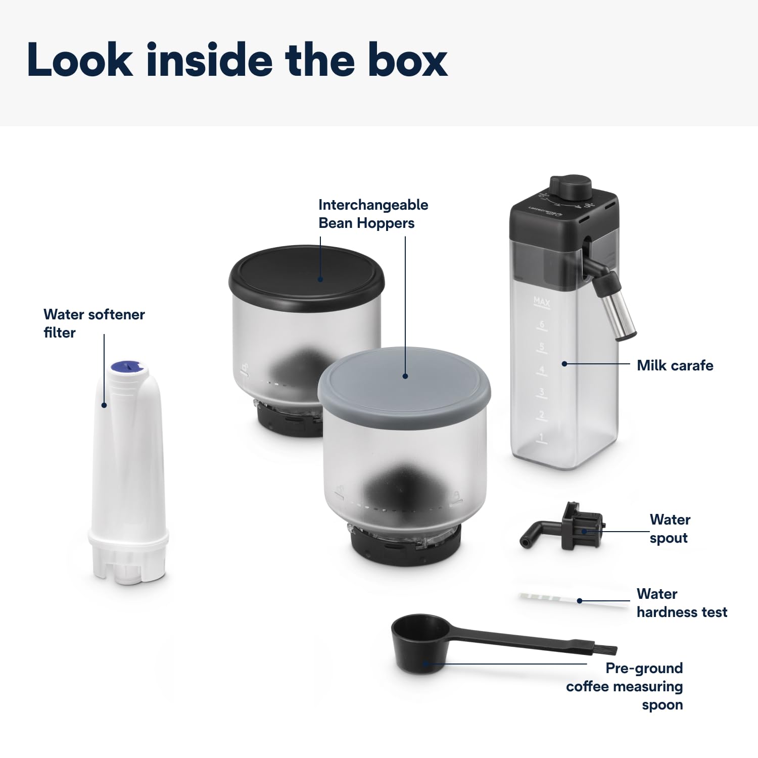 De'Longhi Rivelia – Bean-to-Cup Coffee Machine EXAM440.55.G - Image 11