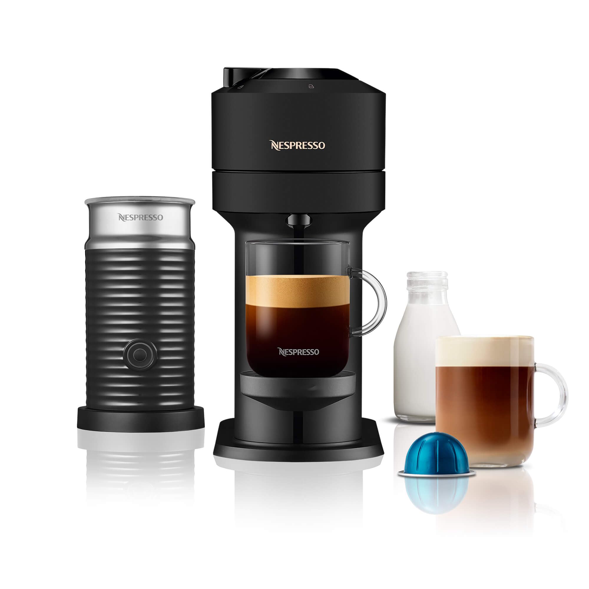 Nespresso Vertuo Next ENV120.BM – Capsule Coffee Maker (5 Sizes) with Centrifusion & Smart Connectivity, Matt Black - Image 2