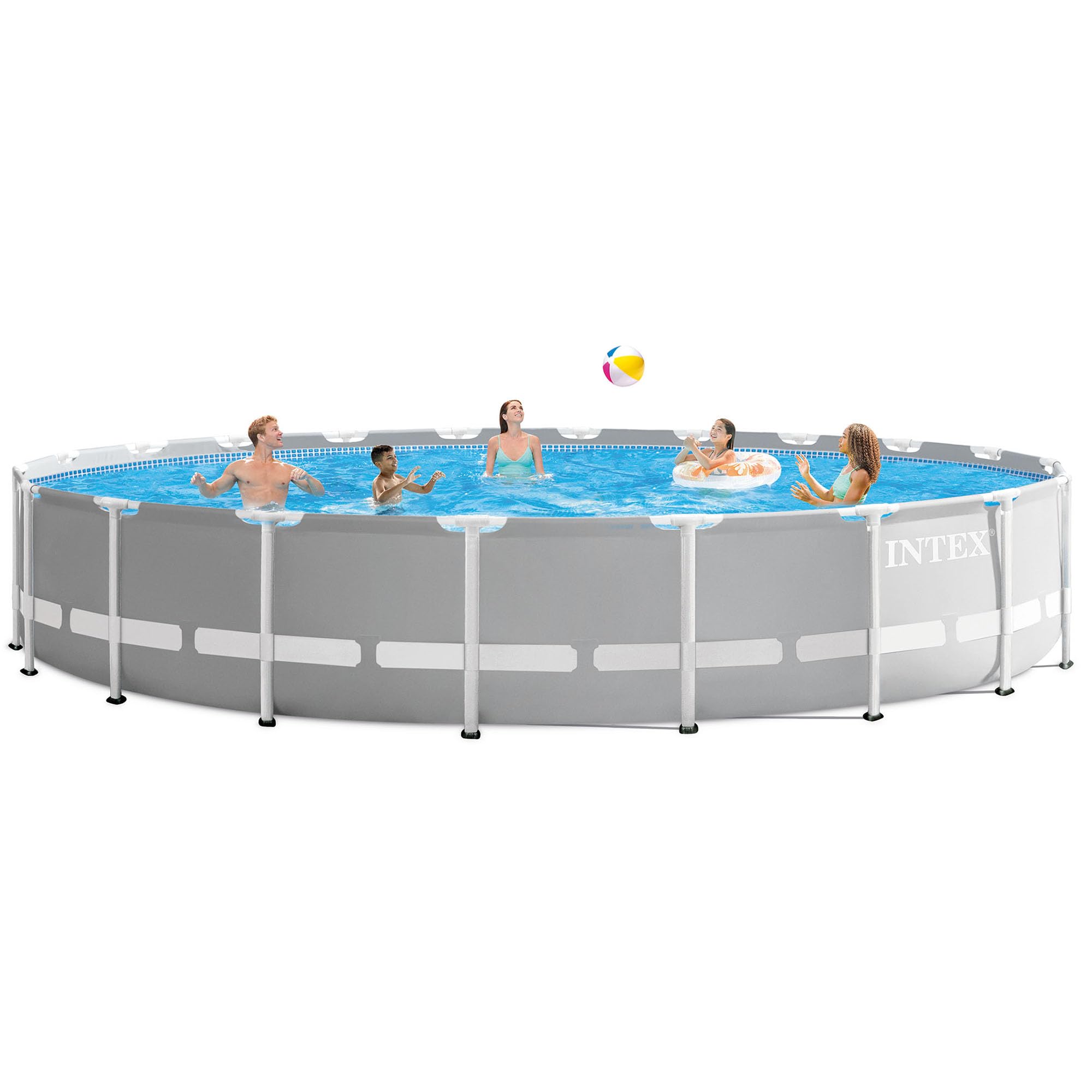 Intex 26701EH Prism Frame 10ft (3.05m) x 30in (76cm) Above Ground Pool Set – 1,185 Gallon (4,486L) Capacity with Filter Pump – Rust & Puncture Resistant, Quick Setup - Image 27