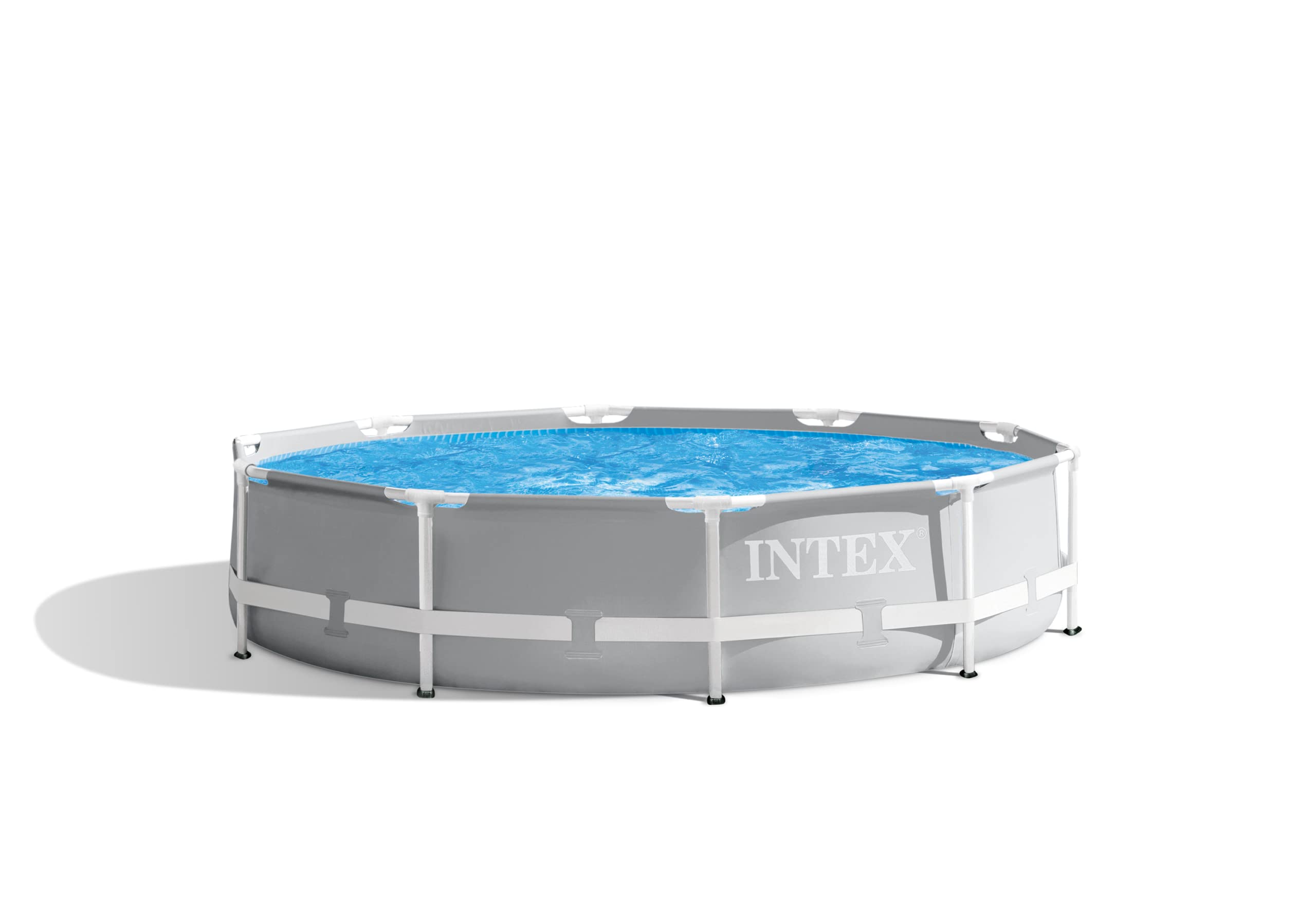 Intex 26701EH Prism Frame 10ft (3.05m) x 30in (76cm) Above Ground Pool Set – 1,185 Gallon (4,486L) Capacity with Filter Pump – Rust & Puncture Resistant, Quick Setup - Image 5