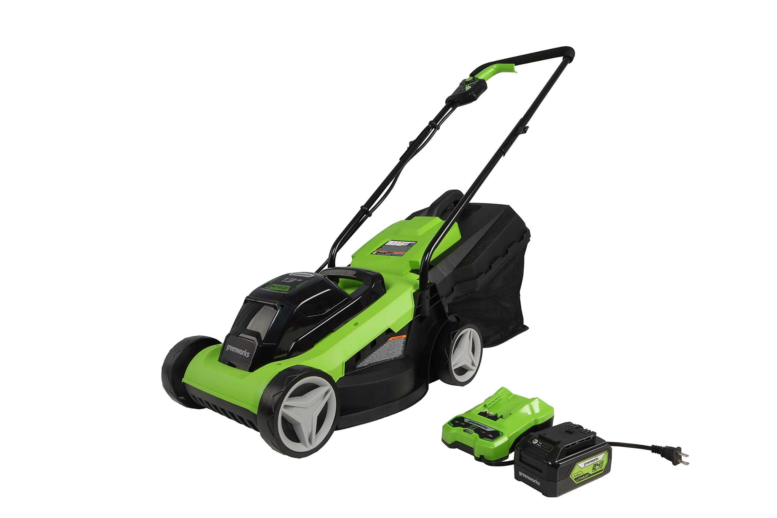 Greenworks 24V Brushless Cordless Push Lawn Mower – 13″ (33 cm) Deck, 4.0 Ah Battery & Charger Included - Image 6