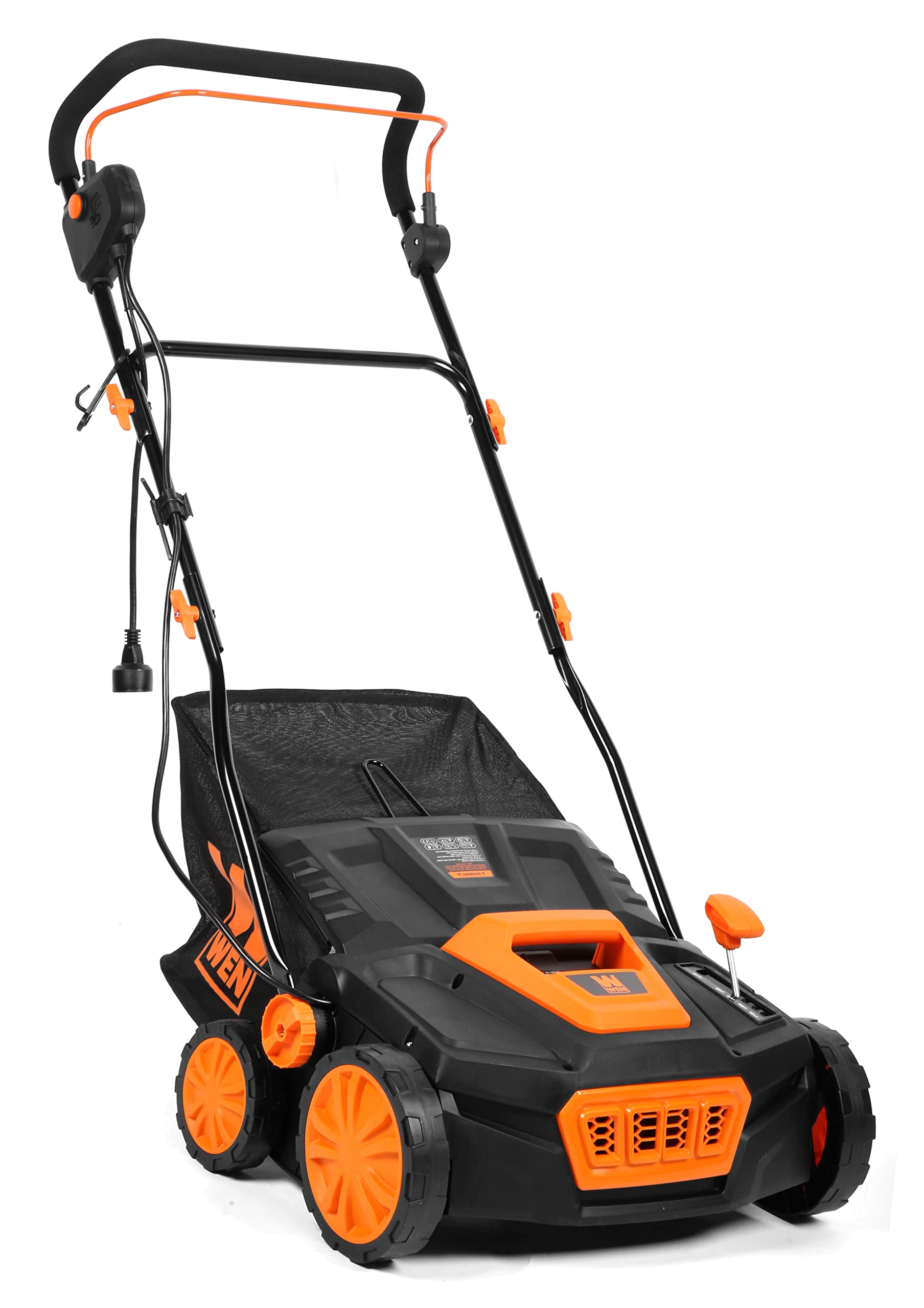 WEN 15″ (38 cm) 13-Amp Corded Dethatcher & Scarifier with 12-Gallon (45 L) Collection Bag – Model DT1315 - Image 29