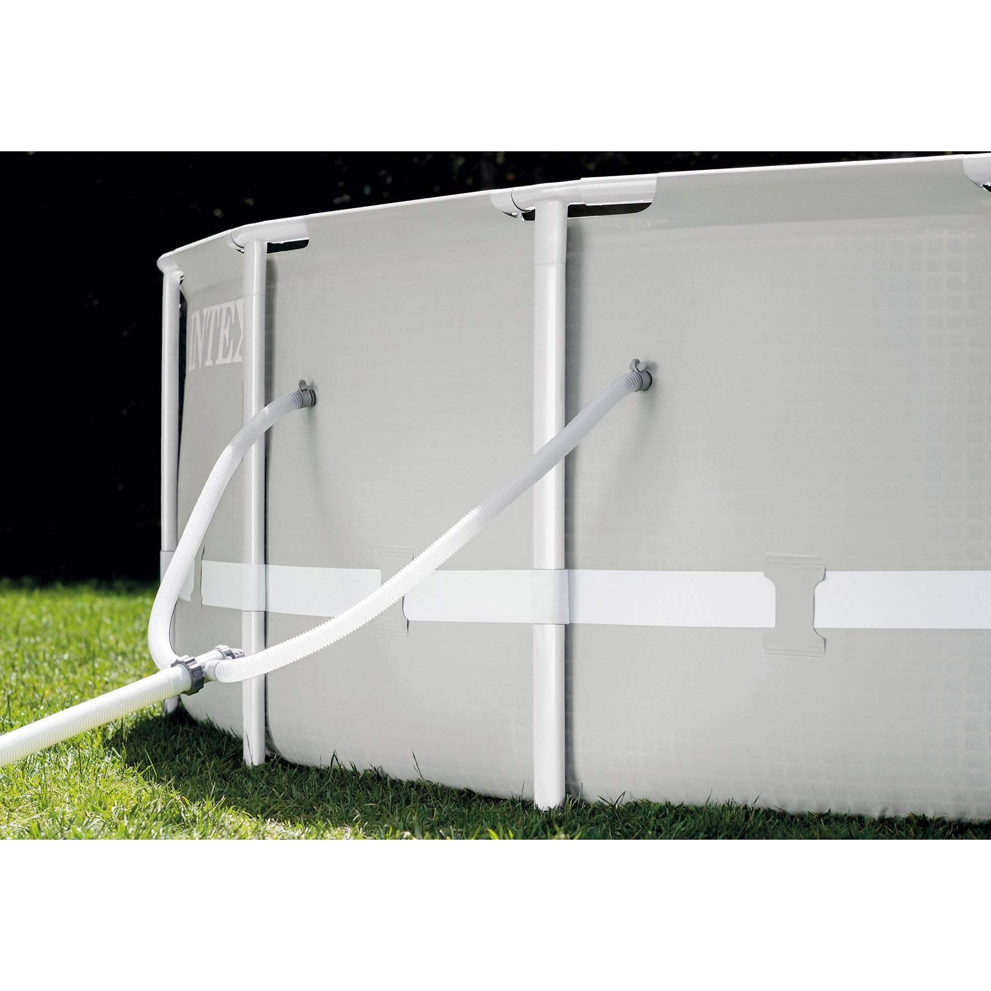Intex 26701EH Prism Frame 10ft (3.05m) x 30in (76cm) Above Ground Pool Set – 1,185 Gallon (4,486L) Capacity with Filter Pump – Rust & Puncture Resistant, Quick Setup - Image 55