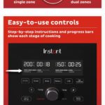 Instant Pot VersaZone Dual Air Fryer 8.5L – Double Basket with Divider, 8-in-1 Smart Cooking, Energy Saving, Easy Clean, Black Stainless Steel photo review