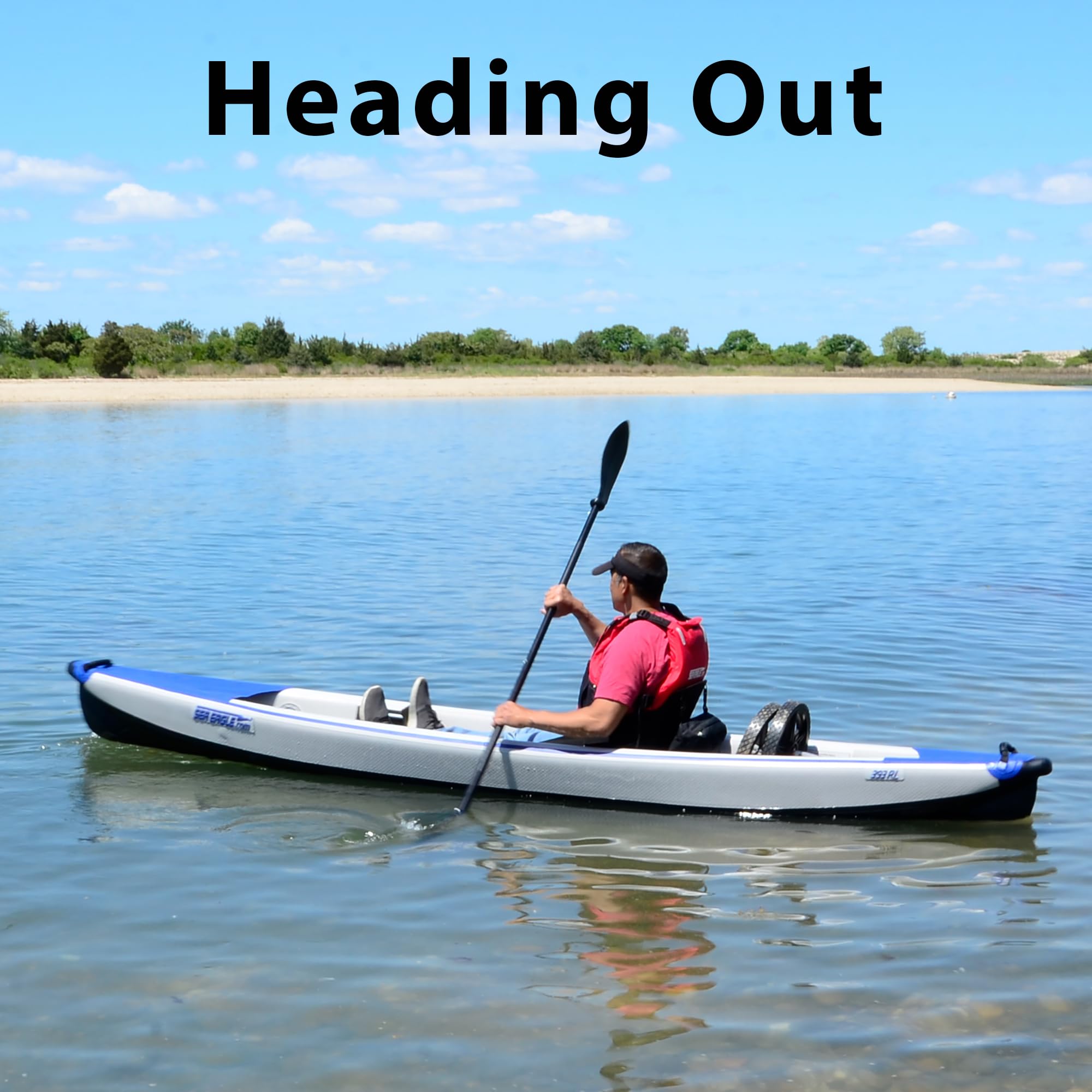 Sea Eagle RazorLite 393RL Inflatable Kayak – Ultra-Light Drop-Stitch Touring Kayak (Solo/Tandem) with FlexBrace2 Footrests, Tall Back Seat, Paddle, Pump & Backpack - Image 31