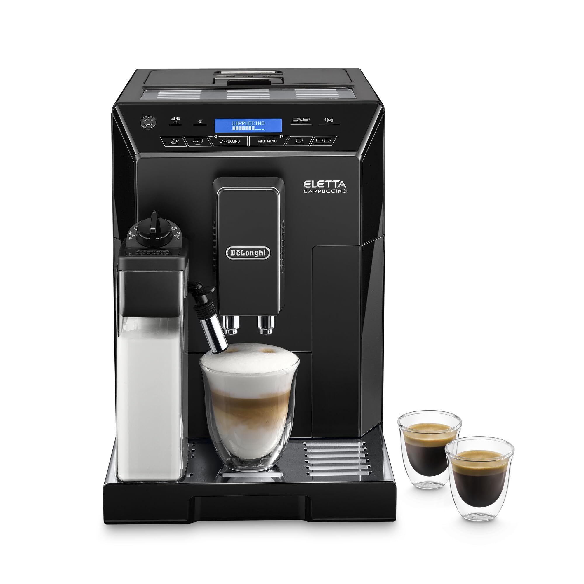 De’Longhi Eletta ECAM 44.660.B – Fully Automatic Bean-to-Cup Espresso & Cappuccino Machine with LatteCrema System, 2 L Tank (Black) - Image 3