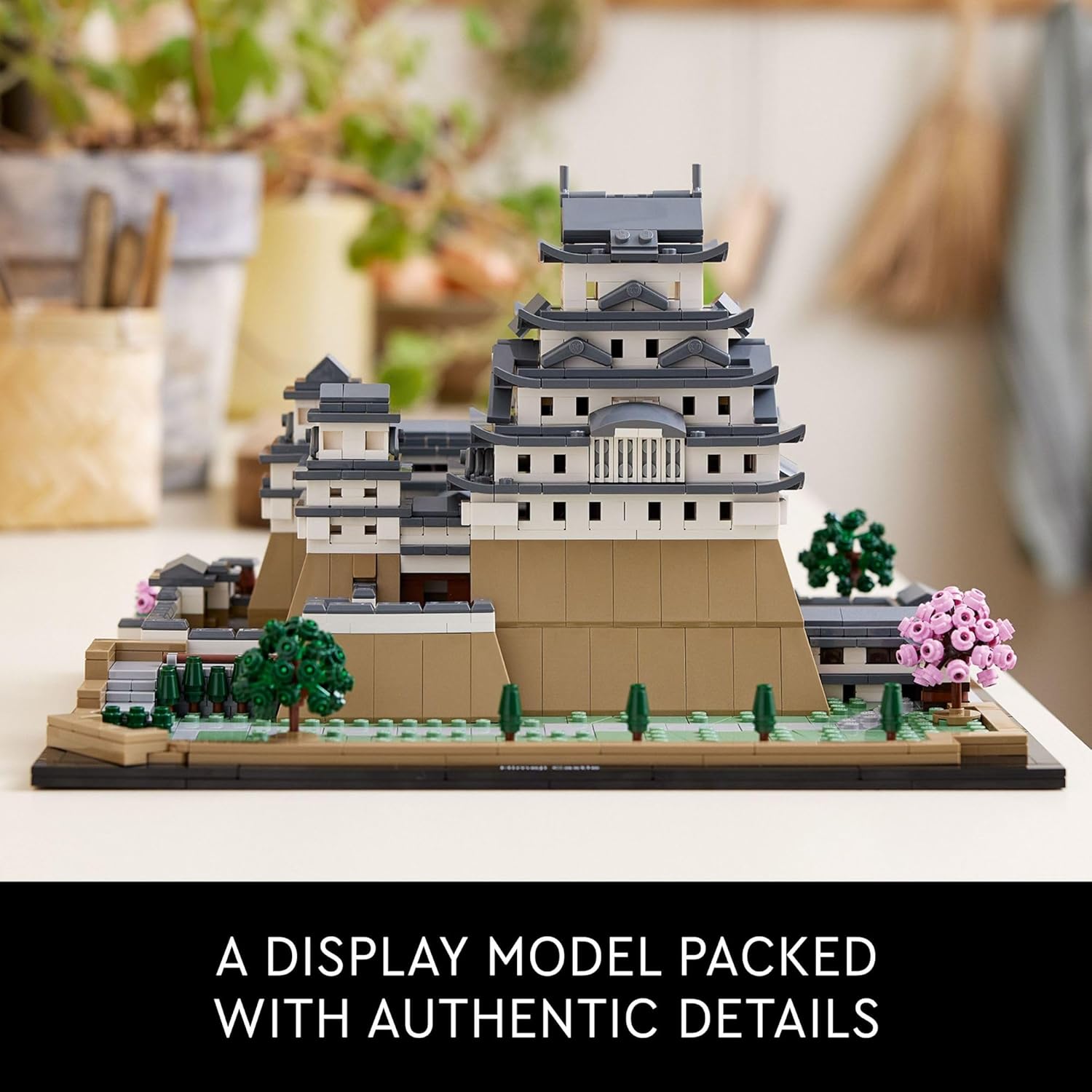 LEGO Architecture Himeji Castle 21060 – Collectible Japanese Landmark Model for Adults, Build & Display Set with Cherry Blossom Trees, Gift for History and Travel Lovers - Image 6