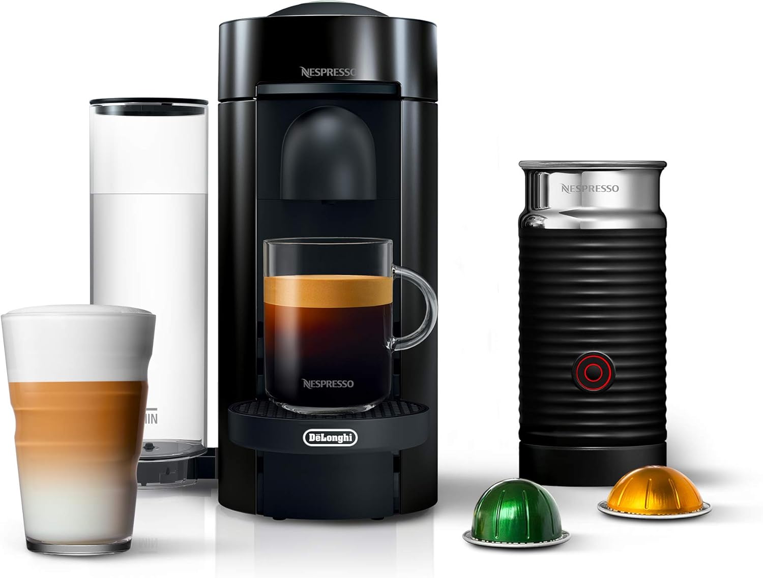 Nespresso VertuoPlus Coffee & Espresso Maker by De'Longhi – Grey | 4 Brew Sizes, 1.18L Removable Tank, Centrifusion Technology - Image 8