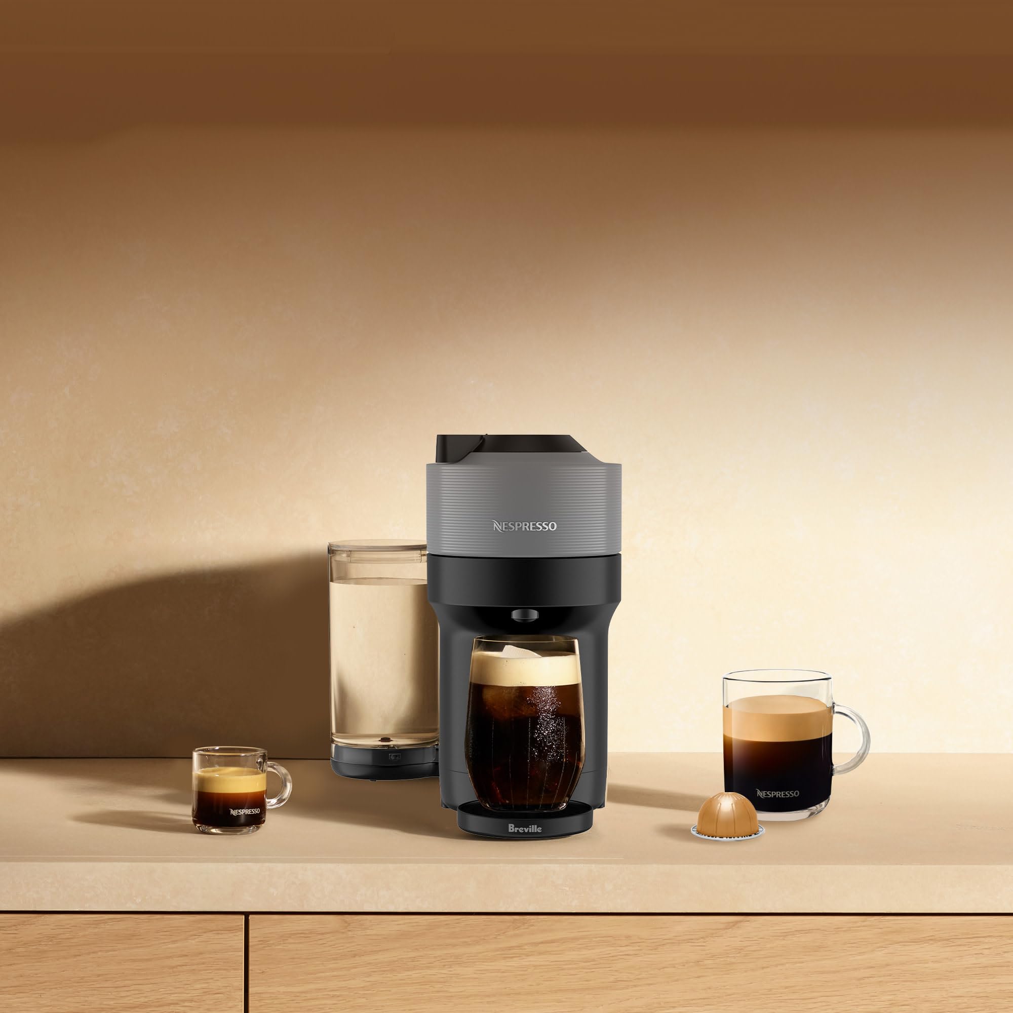 Nespresso Vertuo Pop+ Coffee & Espresso Maker by Breville – Coconut White | 5 Brew Sizes, 0.74L Removable Tank, Compact & Sustainable Design - Image 35