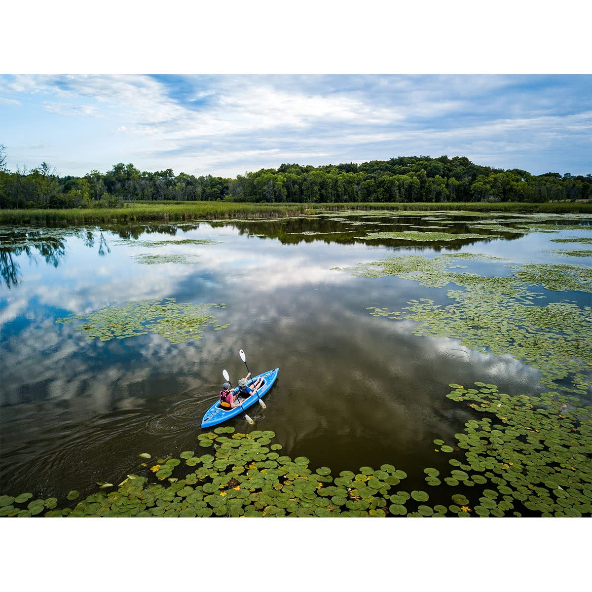 Advanced Elements AirVolution2™ 12′ Tandem Drop-Stitch Inflatable Kayak – Blue with Carry Bag - Image 11