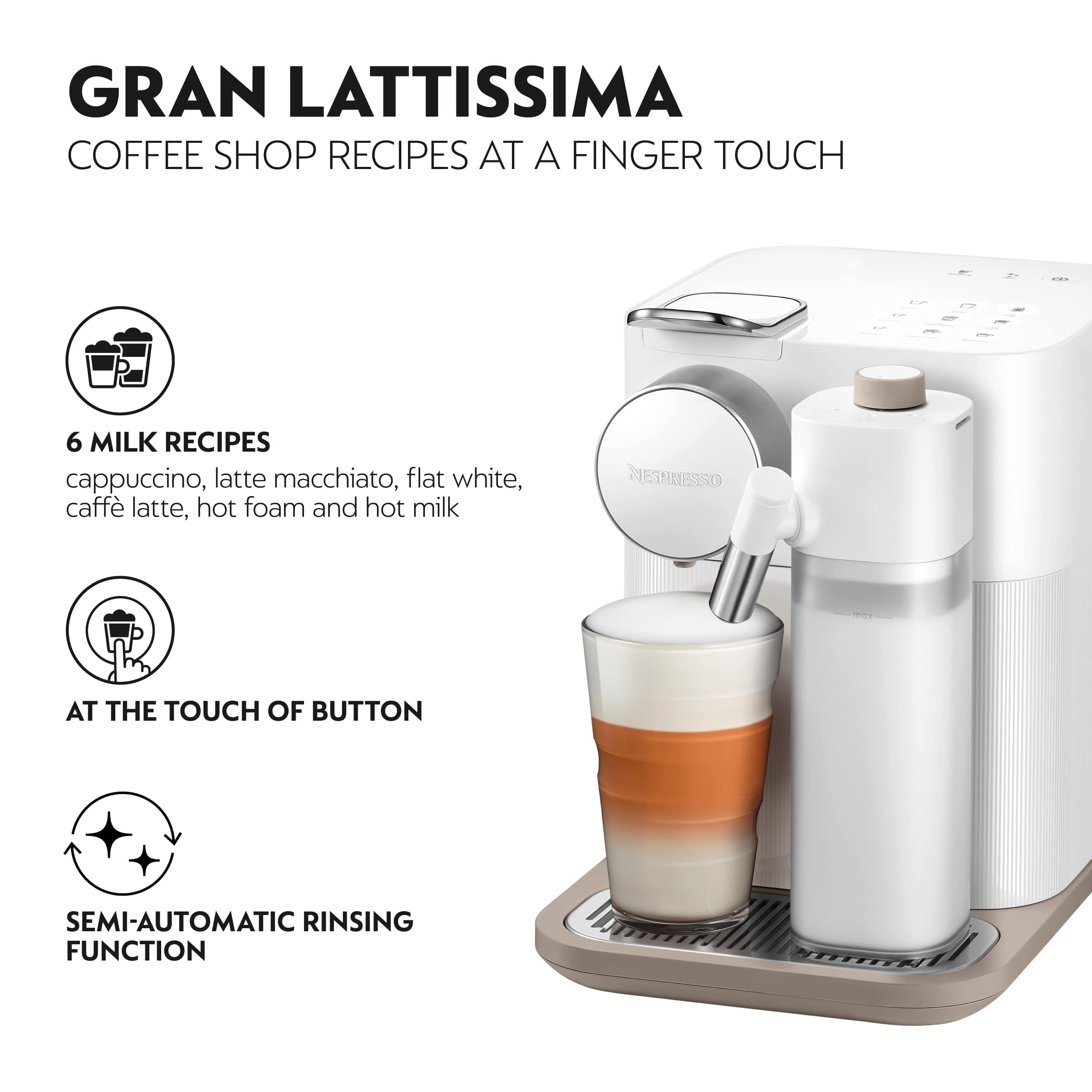 Nespresso Gran Lattissima EN640.B – One-Touch Milk System & 19 Bar Pressure - Image 11