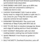 Instant Pot VersaZone Dual Air Fryer 8.5L – Double Basket with Divider, 8-in-1 Smart Cooking, Energy Saving, Easy Clean, Black Stainless Steel photo review