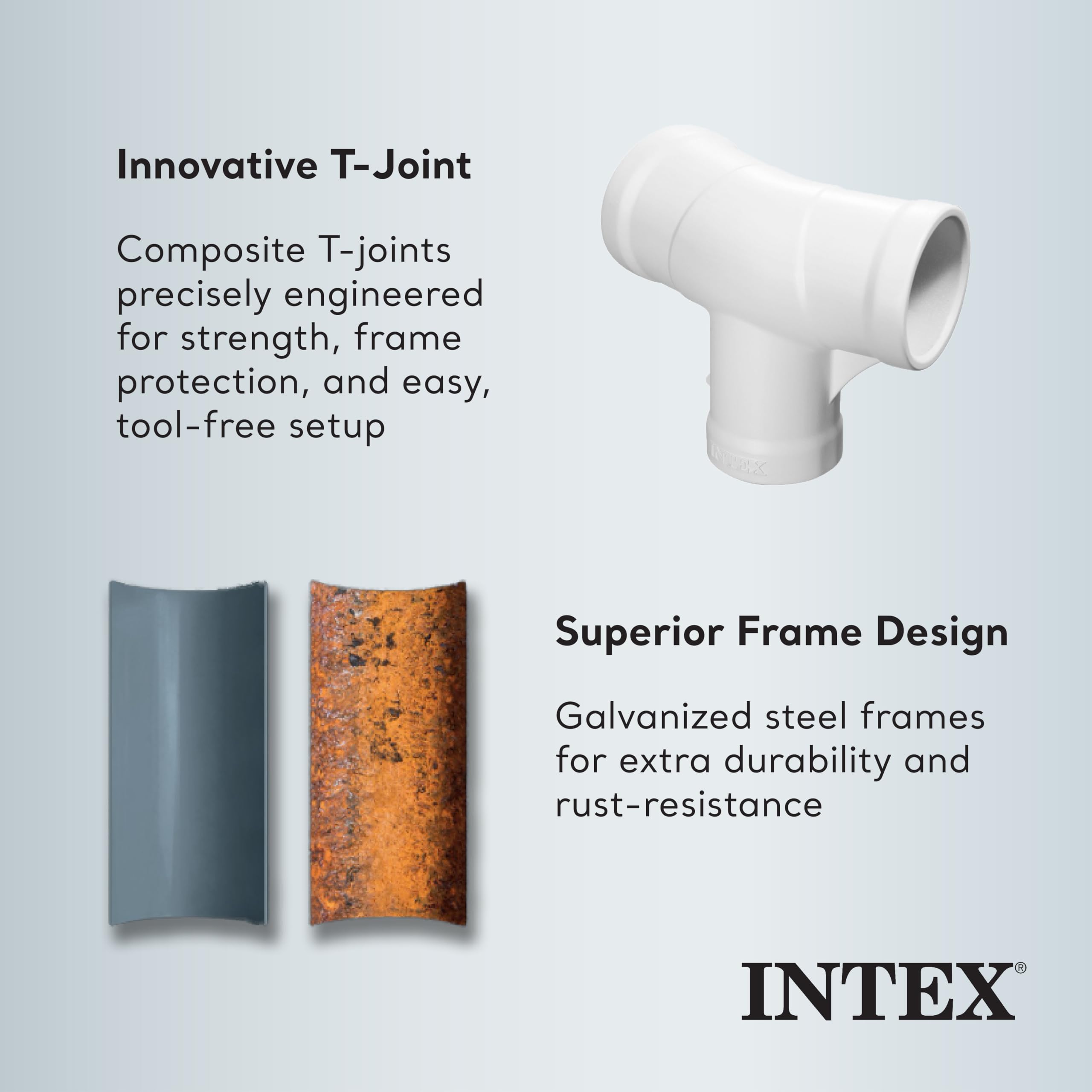 Intex 26701EH Prism Frame 10ft (3.05m) x 30in (76cm) Above Ground Pool Set – 1,185 Gallon (4,486L) Capacity with Filter Pump – Rust & Puncture Resistant, Quick Setup - Image 45