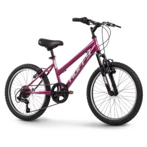 Huffy “Stone Mountain” 26″ Hardtail Mountain Bike – 21-Speed Shimano Twist, Front Suspension, Matte-Black Alloy-Steel Frame