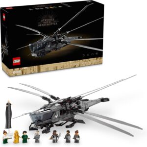 LEGO Icons Dune Atreides Royal Ornithopter 10327 Building Set for Adults, Collectible Sci-Fi Display Model with 8 Minifigures, Gift Idea for Dune Movie Fans