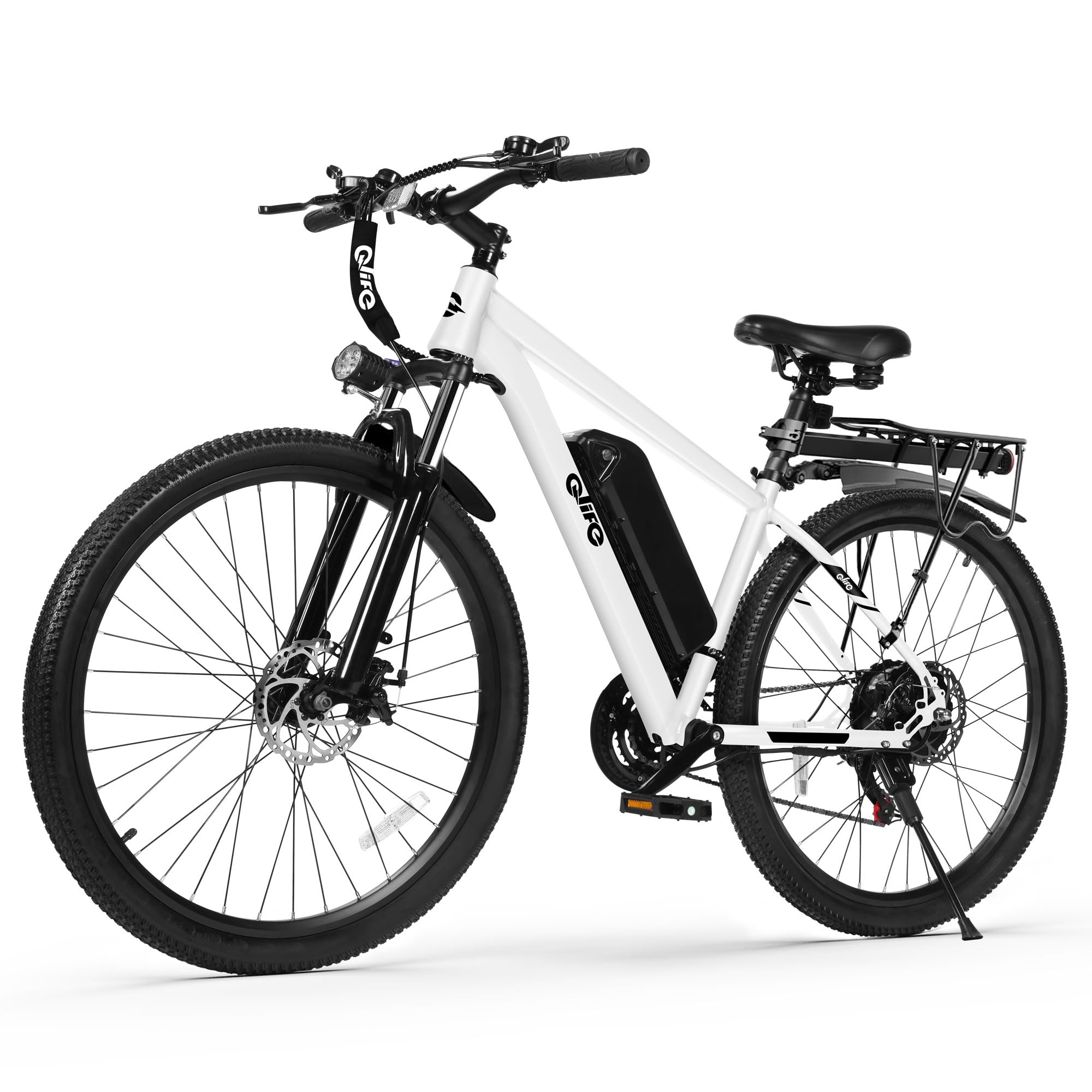 Racer Electric Bike for Adults - 21-Speed Mountain Lightweight Ebike with Peak 750W 22MPH Brushless Motor, 375Wh Removable Battery, 26X2.1 Tire Step Over E-MTB, Up to 40 Miles - Image 13