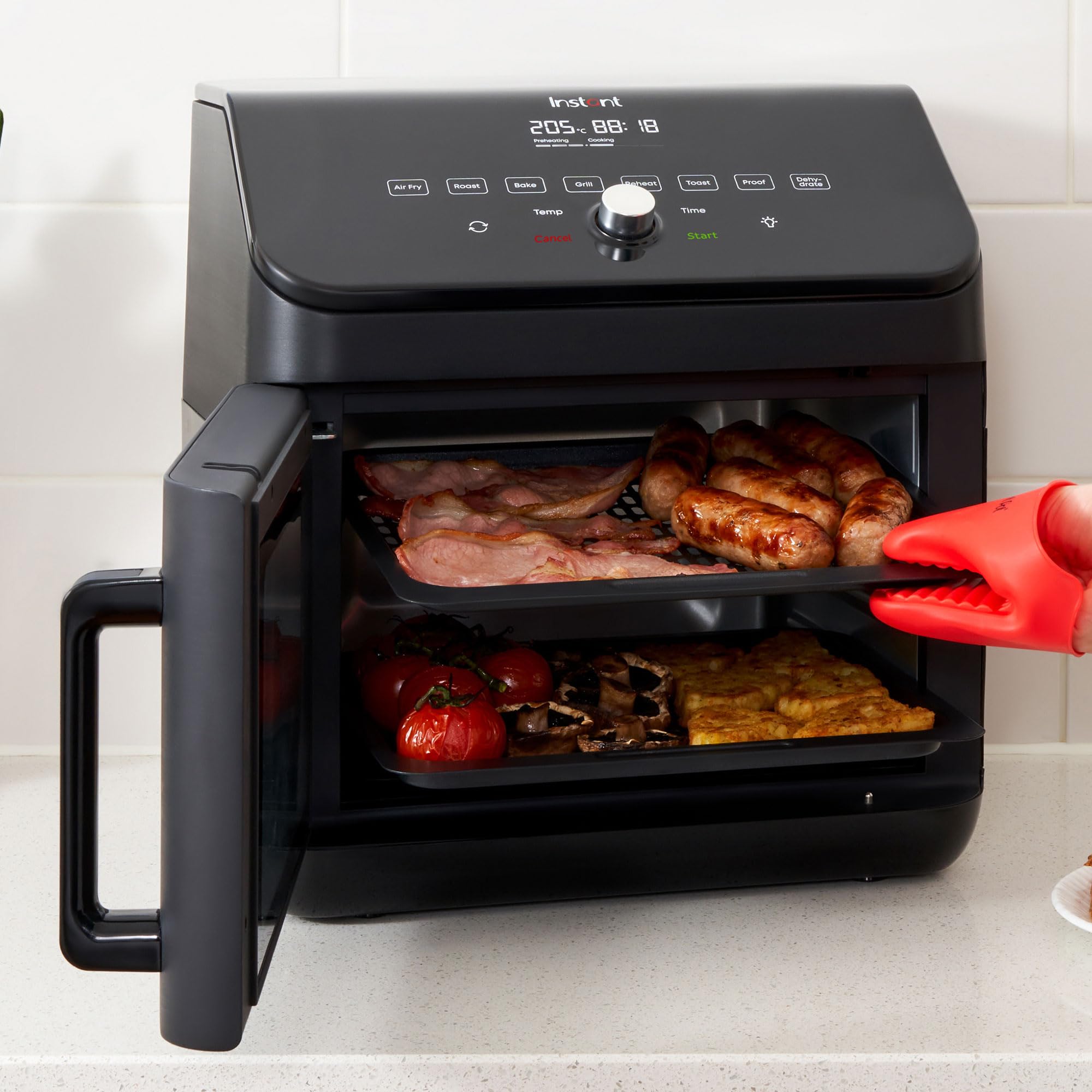 Instant Pot VersaZone Dual Air Fryer 8.5L – Double Basket with Divider, 8-in-1 Smart Cooking, Energy Saving, Easy Clean, Black Stainless Steel - Image 20