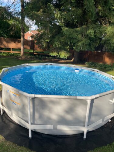 Intex 26701EH Prism Frame 10ft (3.05m) x 30in (76cm) Above Ground Pool Set – 1,185 Gallon (4,486L) Capacity with Filter Pump – Rust & Puncture Resistant, Quick Setup photo review