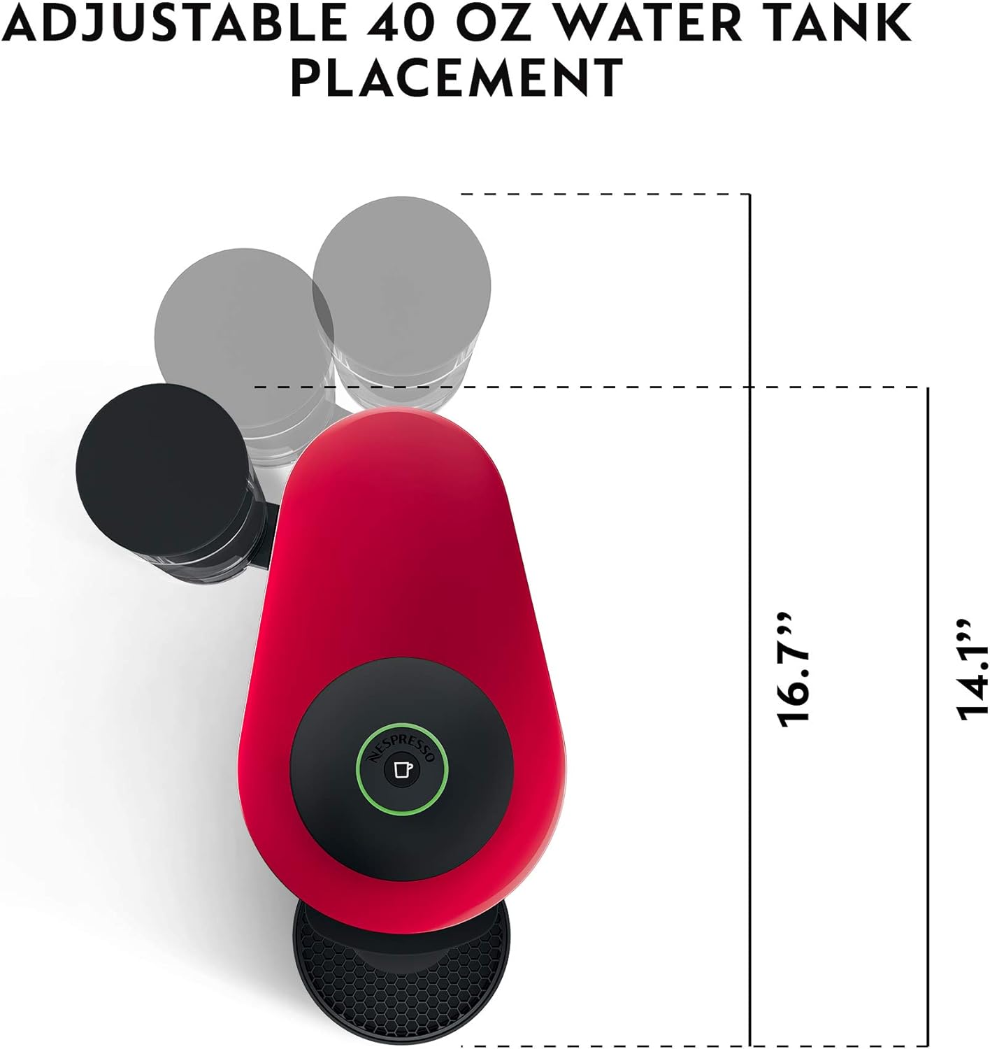 Nespresso VertuoPlus Coffee & Espresso Maker by De'Longhi – Grey | 4 Brew Sizes, 1.18L Removable Tank, Centrifusion Technology - Image 36
