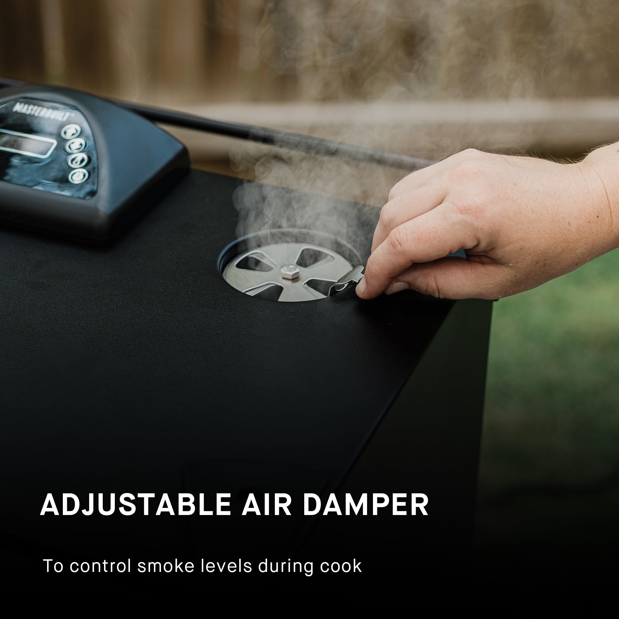 Masterbuilt 30-Inch Digital Electric Vertical Smoker – 710 Sq In Cooking Area, Side Wood Chip Loader, Digital Controls, Chrome Racks & Leg Kit – Model MB20070421, Black - Image 31