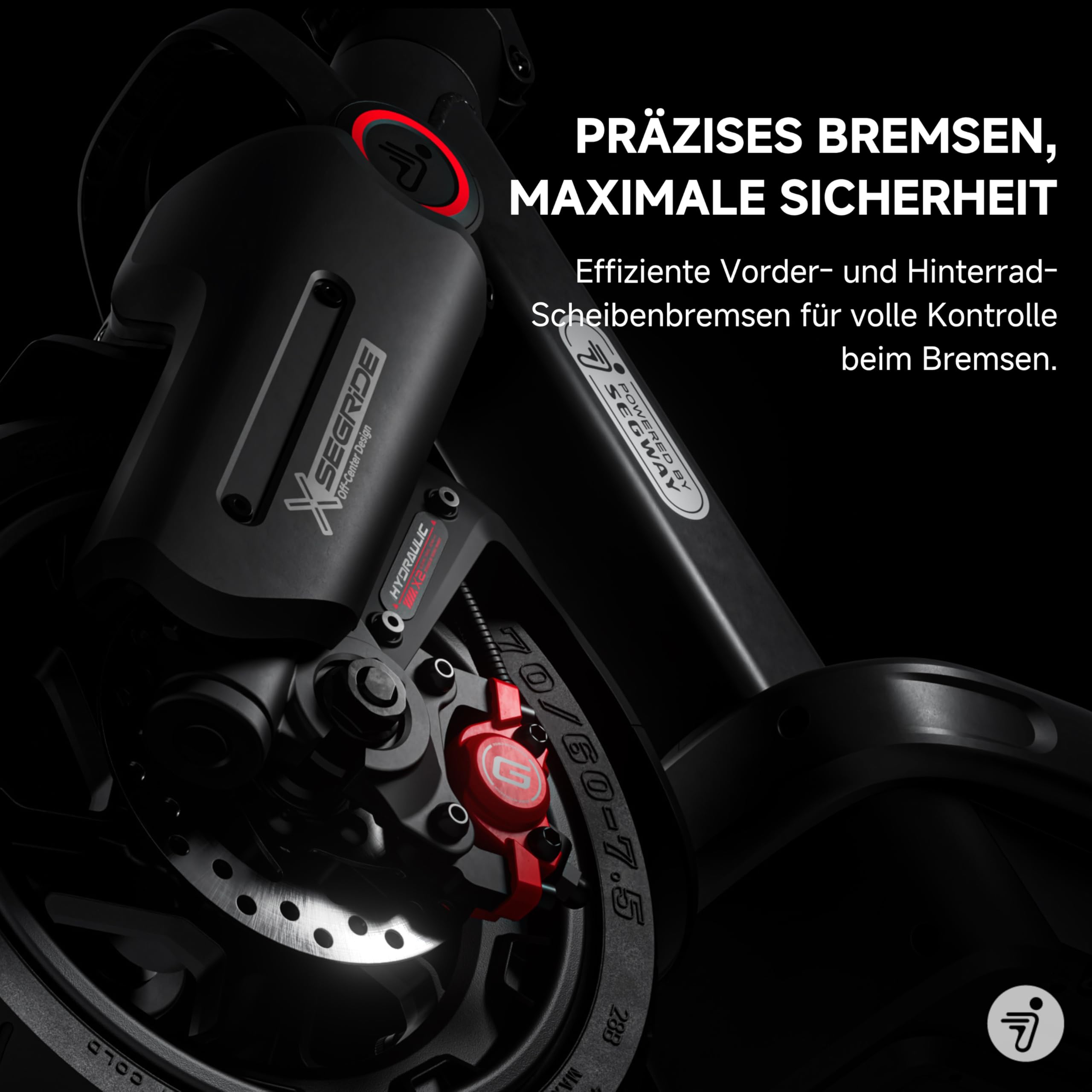 Segway-Ninebot MAX G2 D Electric Scooter for Adults – 70 km Range, 20 km/h Speed, Dual Suspension, Apple Find My, Road-Legal (EU) - Image 15