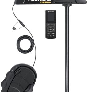 Minn Kota 1358316 Terrova 112 lb Thrust Brushless Bow-Mount Trolling Motor with MEGA Down Imaging, Wireless Remote, 72″ Shaft