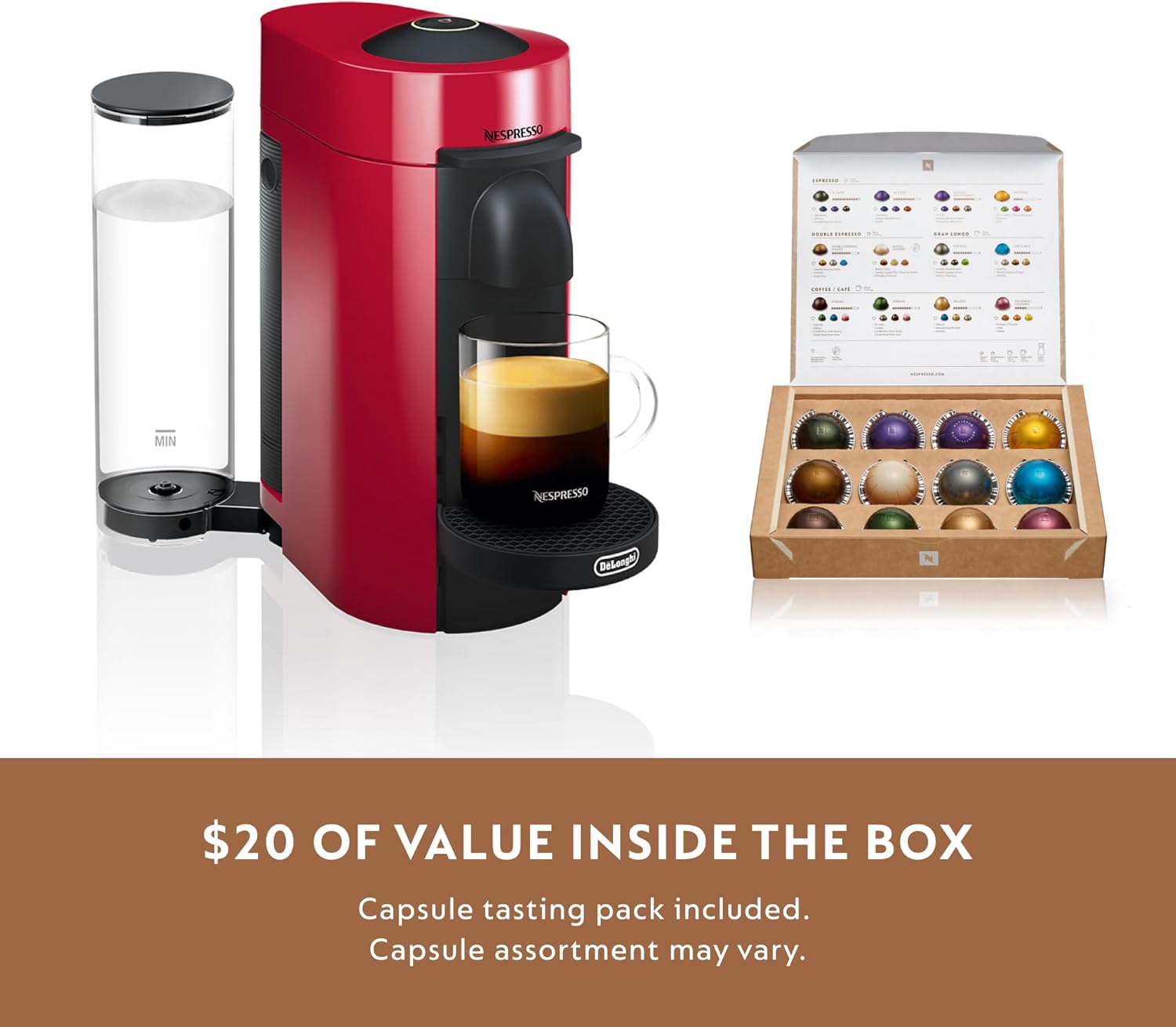 Nespresso VertuoPlus Coffee & Espresso Maker by De'Longhi – Grey | 4 Brew Sizes, 1.18L Removable Tank, Centrifusion Technology - Image 42