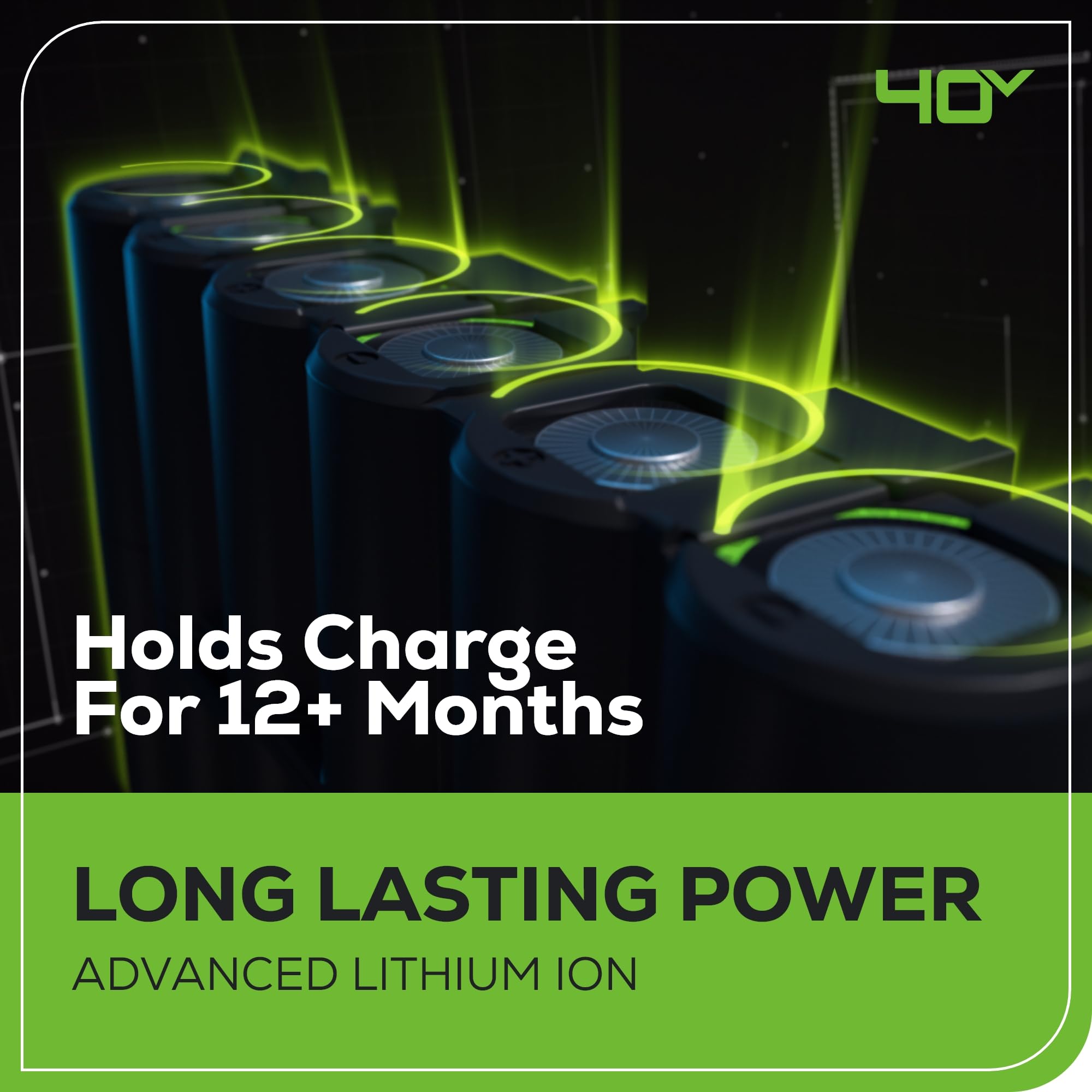 Greenworks 40V Cordless Electric Lawn Mower – 16″ (40.6 cm) Deck, 4.0 Ah Battery, 45 Min Runtime - Image 42