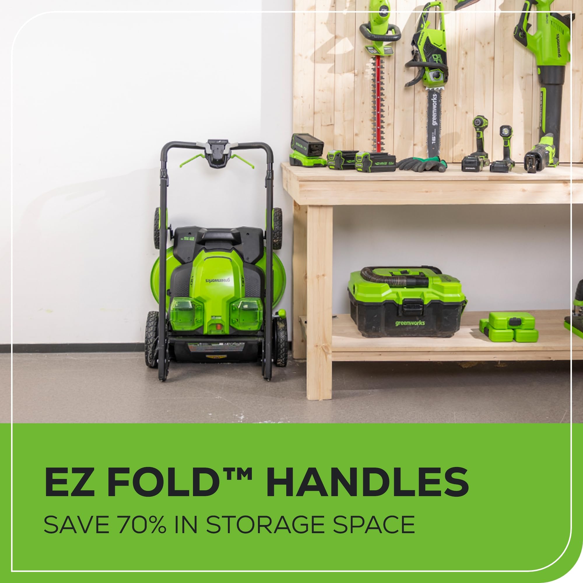 Greenworks 40V Cordless Electric Lawn Mower – 16″ (40.6 cm) Deck, 4.0 Ah Battery, 45 Min Runtime - Image 38