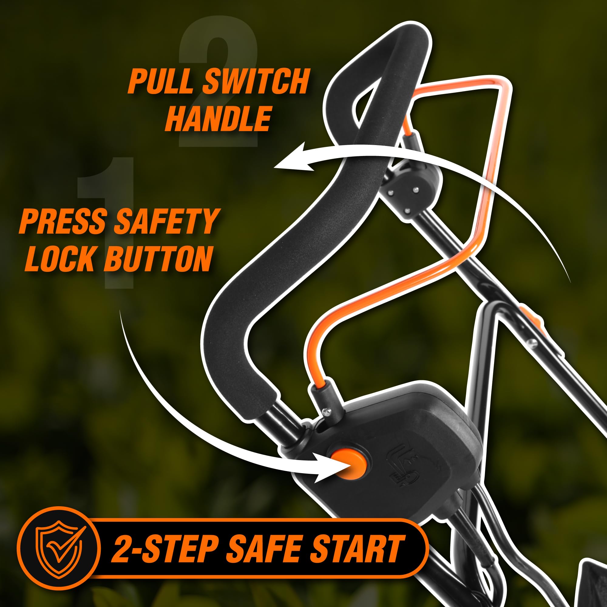 WEN 15″ (38 cm) 13-Amp Corded Dethatcher & Scarifier with 12-Gallon (45 L) Collection Bag – Model DT1315 - Image 17