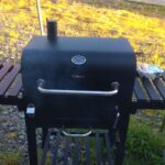 CosmoGrill Outdoor XL Charcoal Smoker BBQ Grill – Adjustable Charcoal Pan, Built-in Thermometer, 2 Side Tables, Chimney & Wheels – Portable Garden Barbecue Smoker photo review