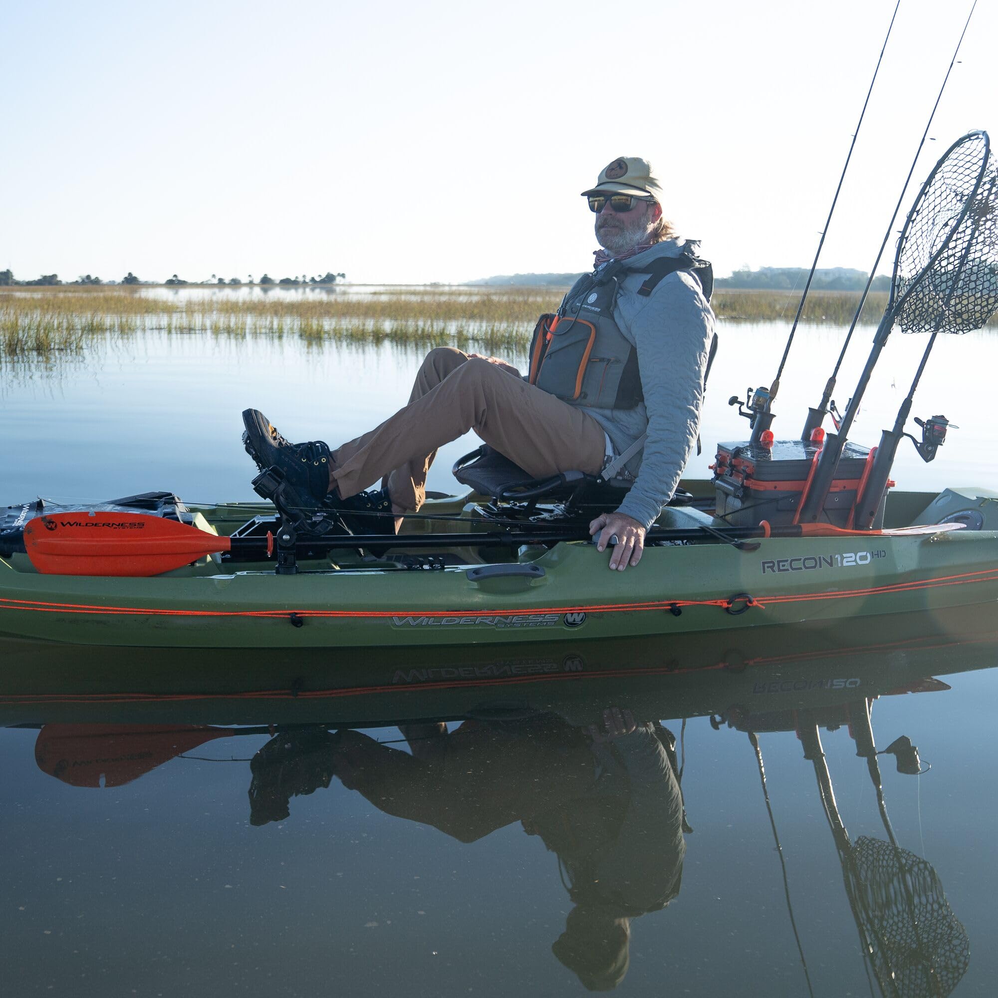 Wilderness Systems Recon 120 HD – 12 ft Sit-On-Top Fishing Kayak – Helix PD™ Pedal Drive & 360° AirPro ACES Seat - Image 14