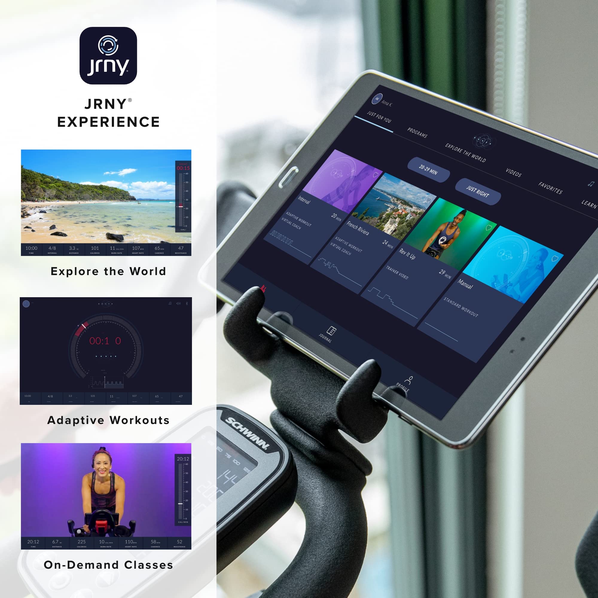 Schwinn IC Series Indoor Cycling Bike – Magnetic Resistance, Dual SPD/Toe-Cage Pedals, App & JRNY® Connected Console - Image 22