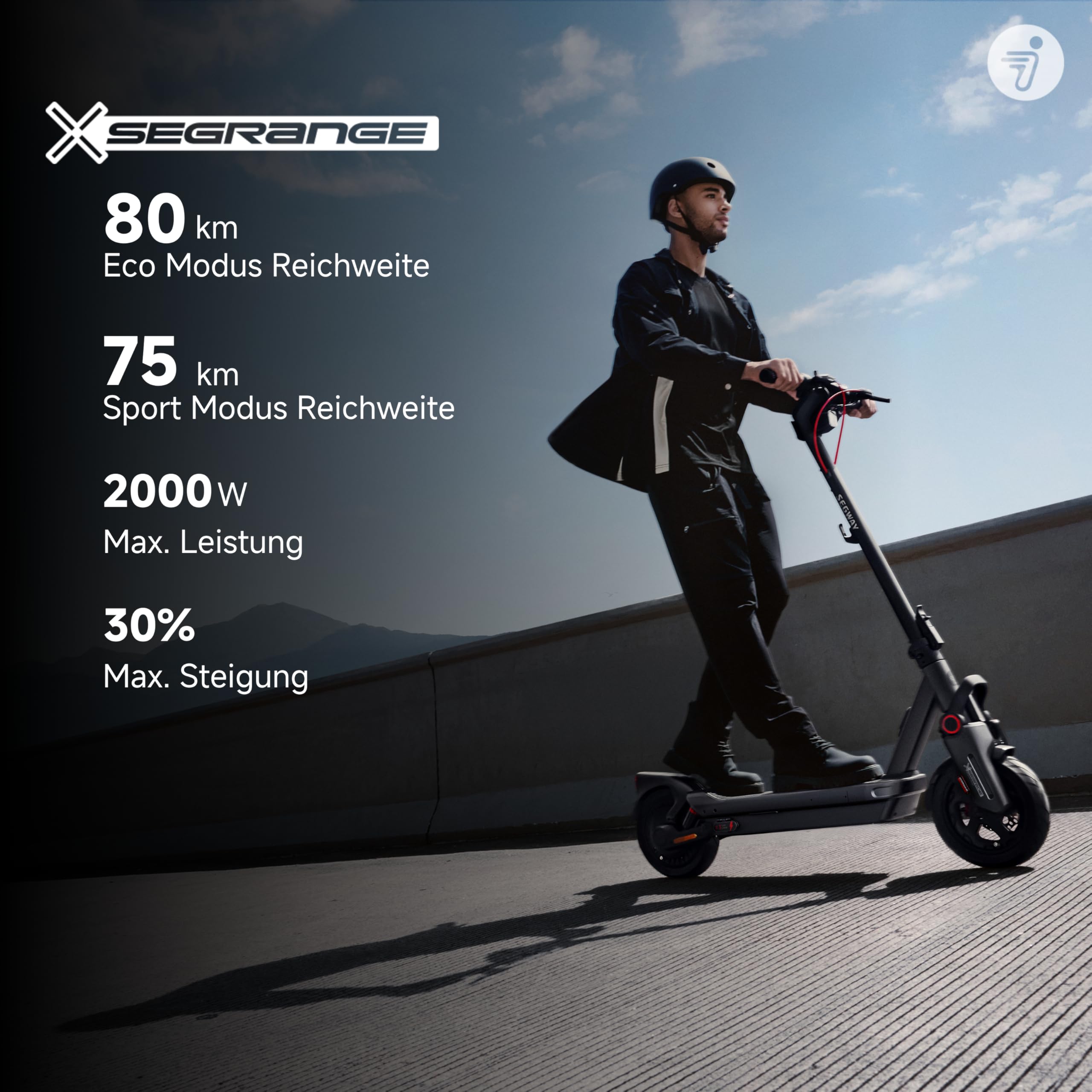 Segway-Ninebot MAX G2 D Electric Scooter for Adults – 70 km Range, 20 km/h Speed, Dual Suspension, Apple Find My, Road-Legal (EU) - Image 12